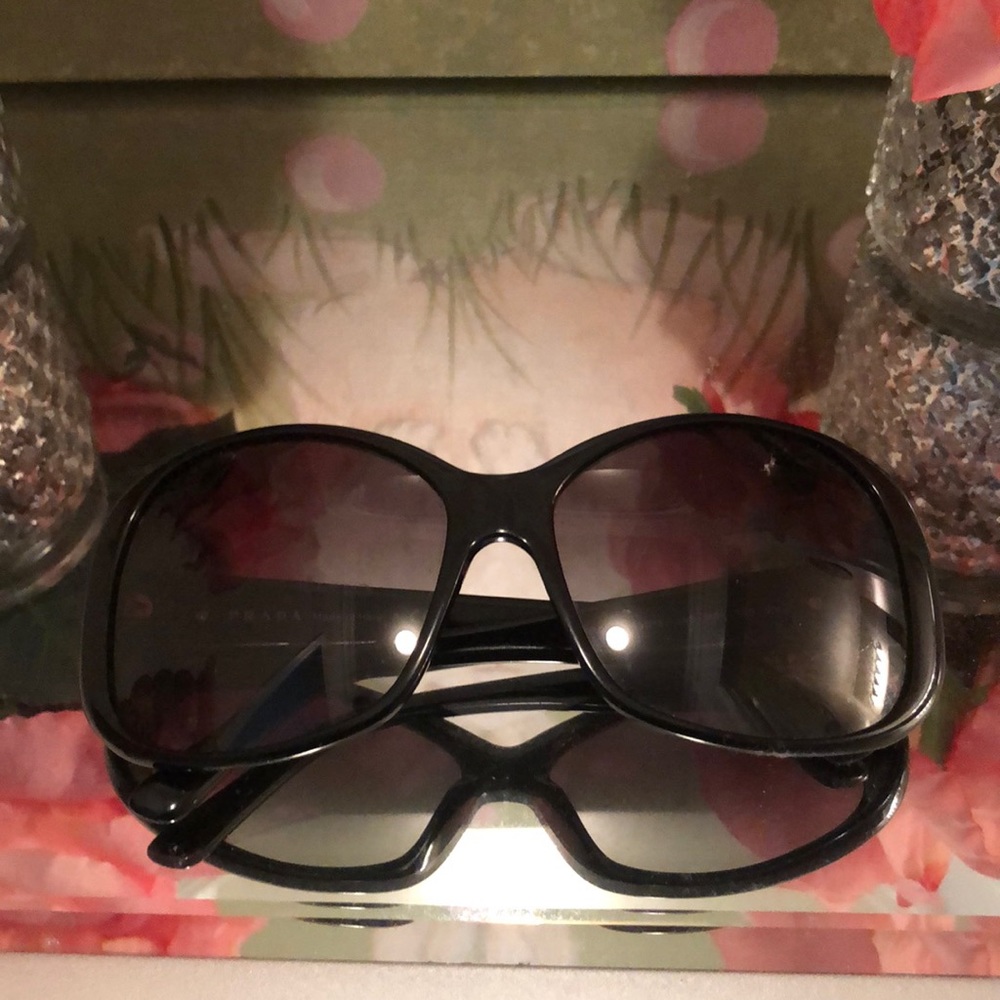 Authentic Large Prada Sunglasses!!! - image 7